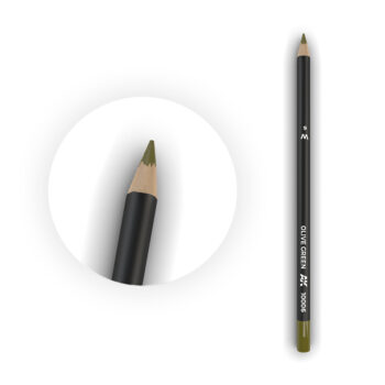 W6 Watercolor Pencil Olive Green