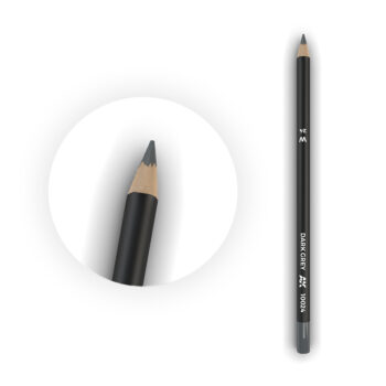 W24 Watercolor Pencil Dark Grey