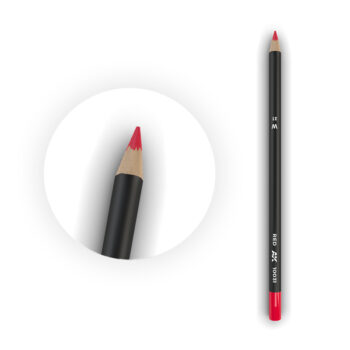 W31 Watercolor Pencil Red