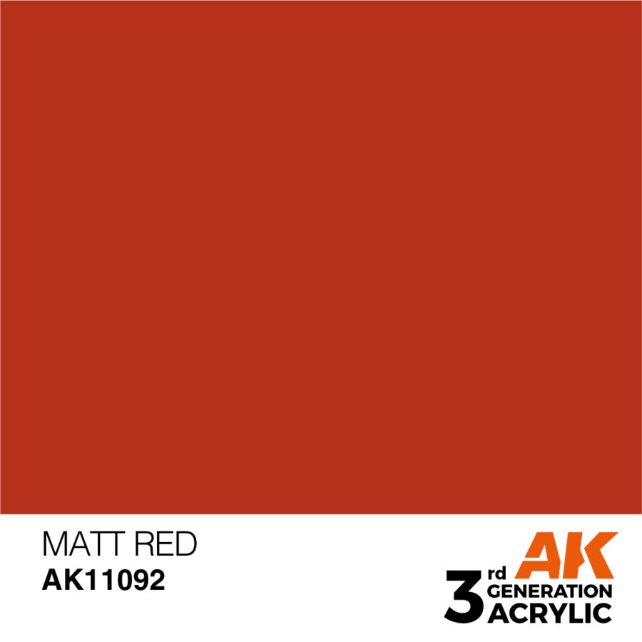 Matt Red 17ml - Imagen 2