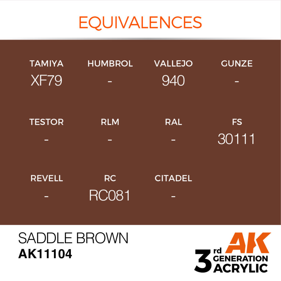 Saddle Brown 17ml - Imagen 3