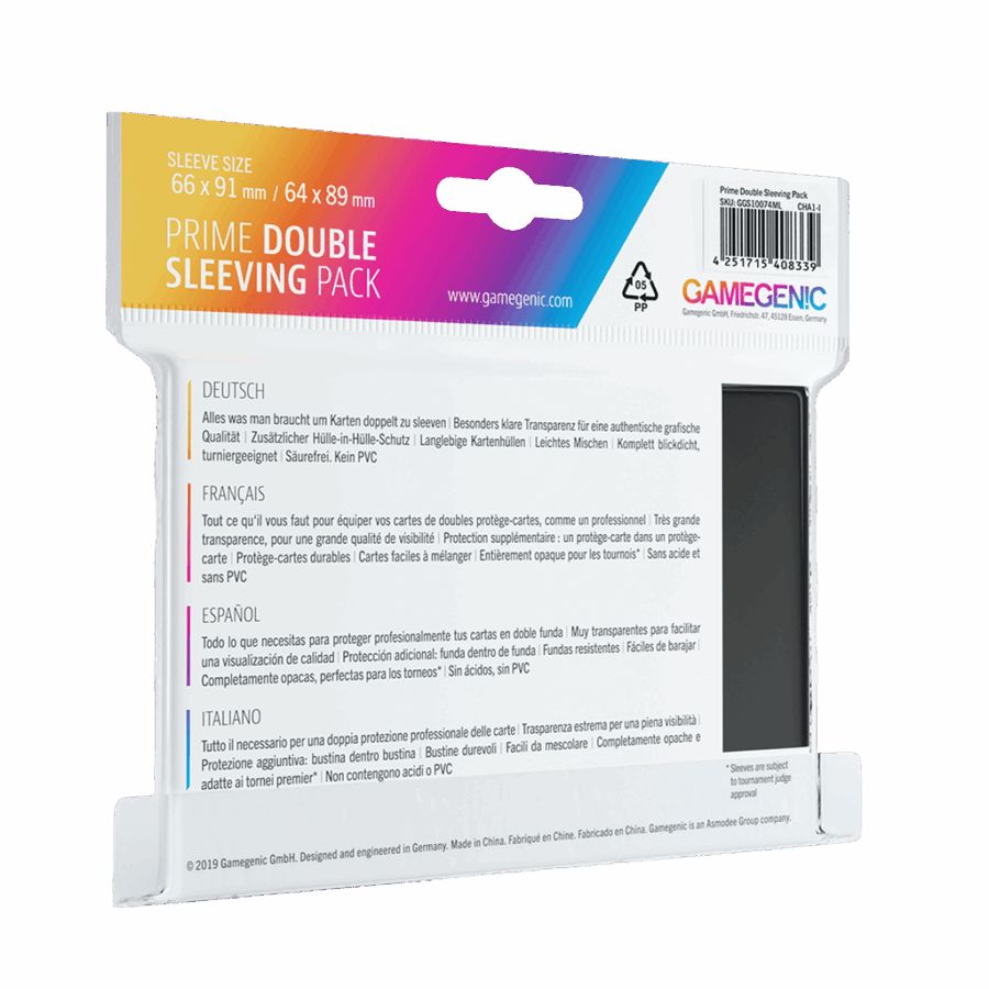 Prime Double Sleeving Pack (80) - Imagen 2