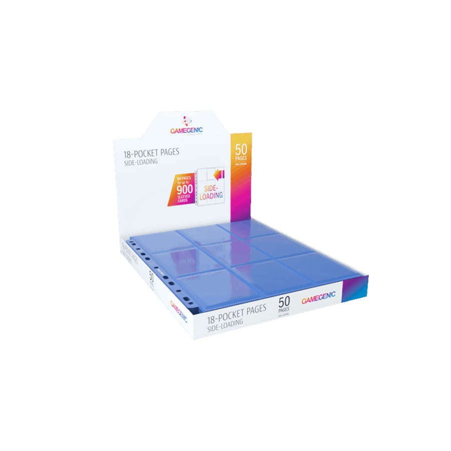 Sideloading 18-Pocket Pages Display Blue (50)