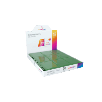 Sideloading 18-Pocket Pages Display Green (50)