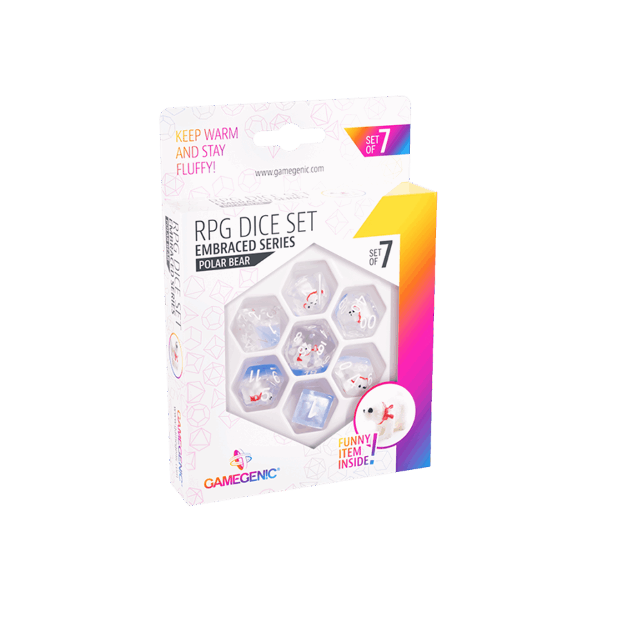 Polar Bear RPG Dice Set (7pcs)