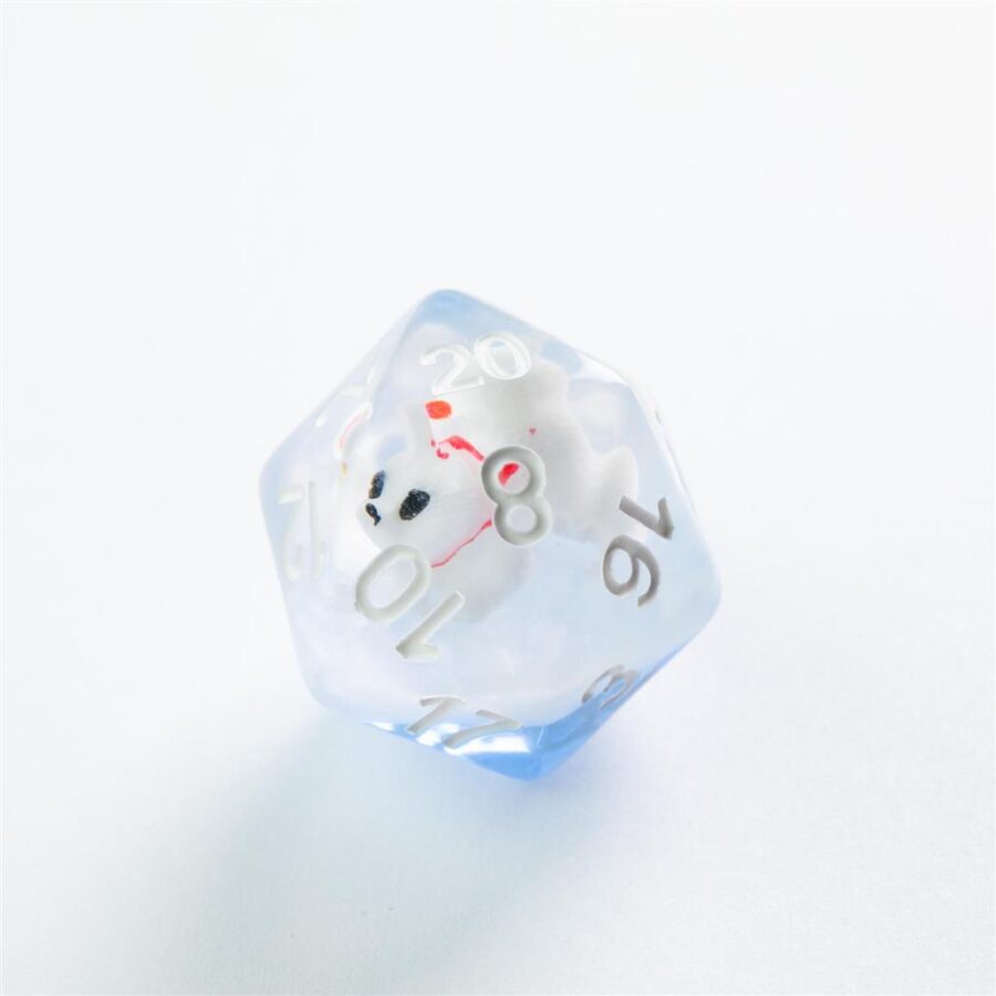 Polar Bear RPG Dice Set (7pcs) - Imagen 5