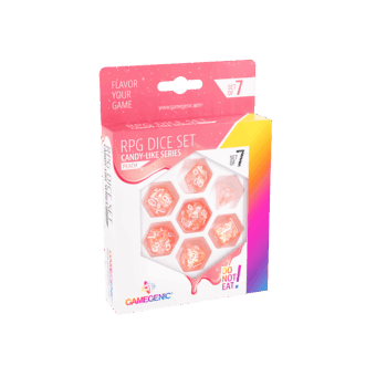 Peach RPG Dice Set (7pcs)