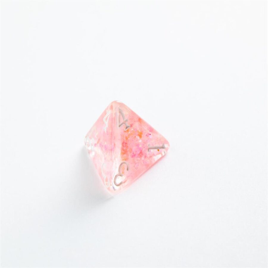 Peach RPG Dice Set (7pcs) - Imagen 5