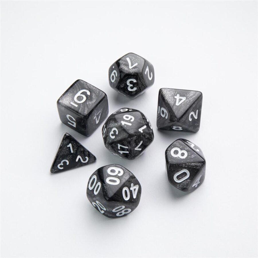 Moon RPG Dice Set (7pcs) - Imagen 2