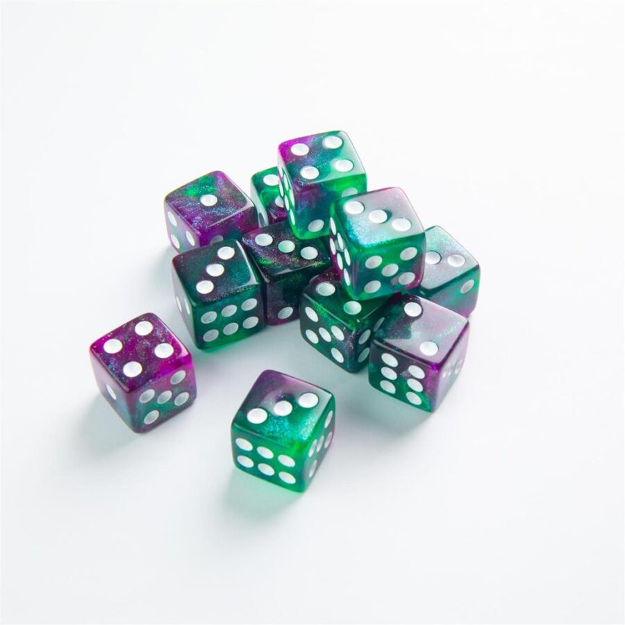 Aurora D6 Dice Set 16 mm (12 pcs) - Imagen 2