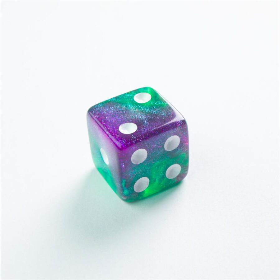 Aurora D6 Dice Set 16 mm (12 pcs) - Imagen 3