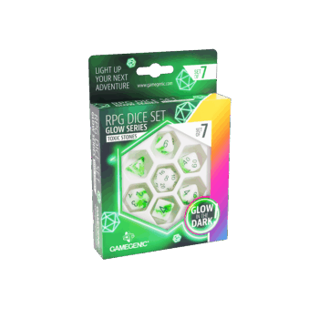 Toxic Stones RPG Dice Set (7 pcs)