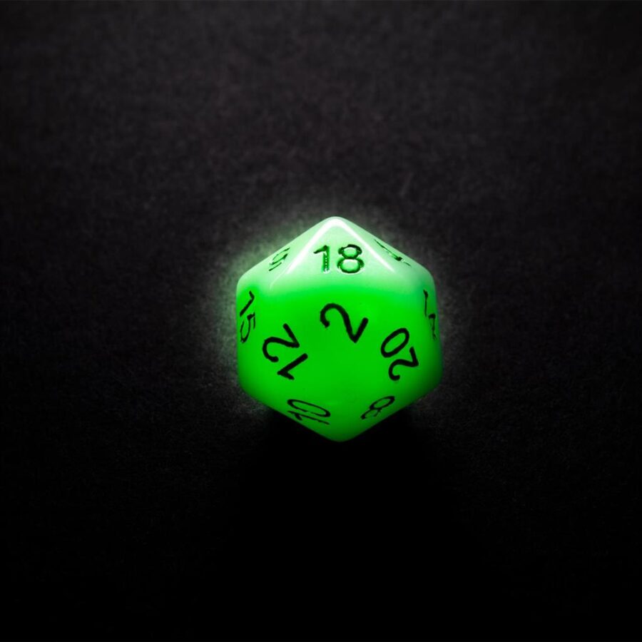Toxic Stones RPG Dice Set (7 pcs) - Imagen 4