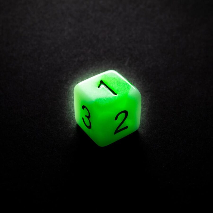 Toxic Stones RPG Dice Set (7 pcs) - Imagen 6