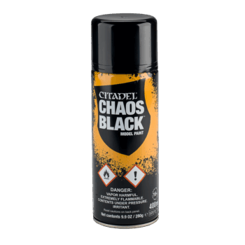 CHAOS BLACK SPRAY PAINT