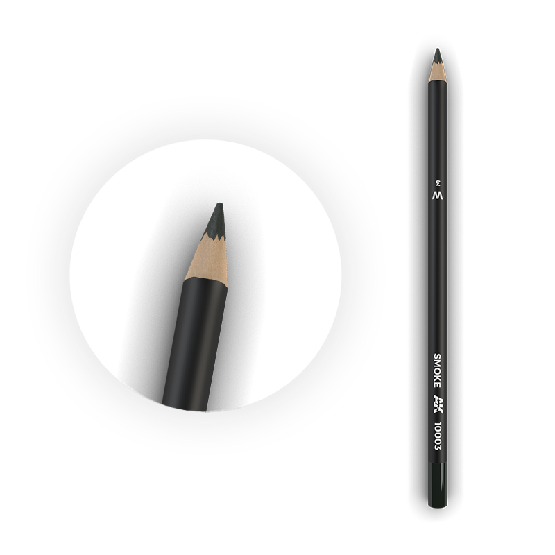 W1 Watercolor Pencil Black