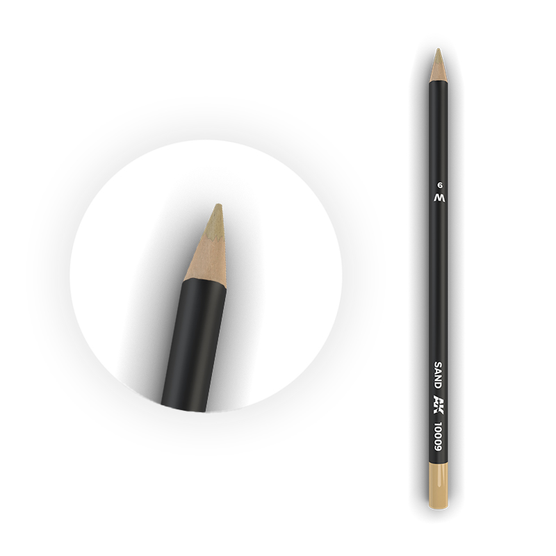 W1 Watercolor Pencil Black