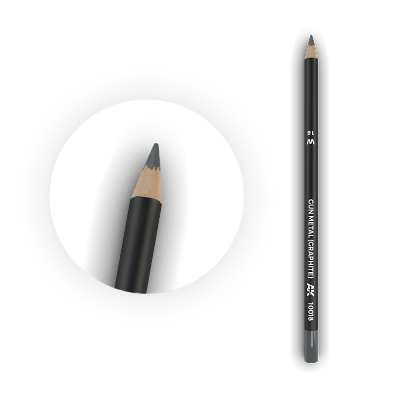 W1 Watercolor Pencil Black