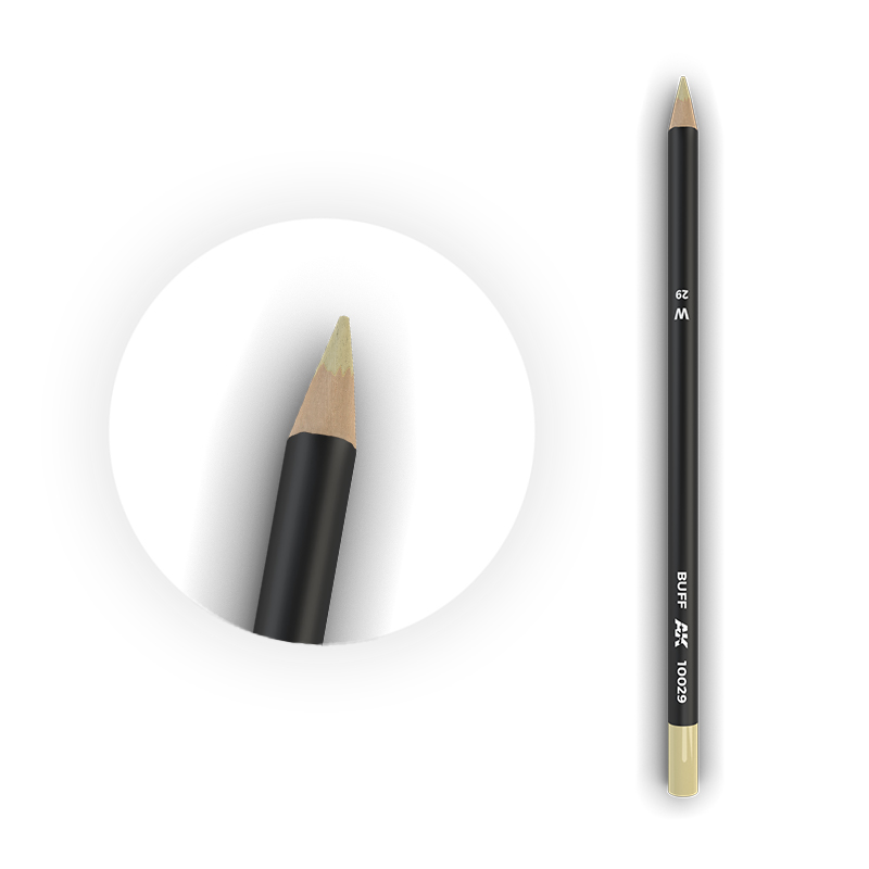 W1 Watercolor Pencil Black