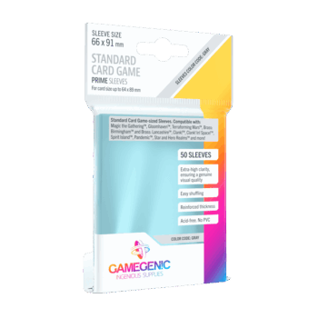 Prime Standard Card Game Sleeves 66x91mm (50)