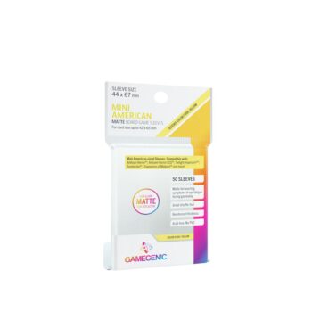 Matte Mini American-Sized Boardgame Sleeves 44x67m