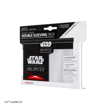 SW: Unlimited Art Sleeves Double  Space Red