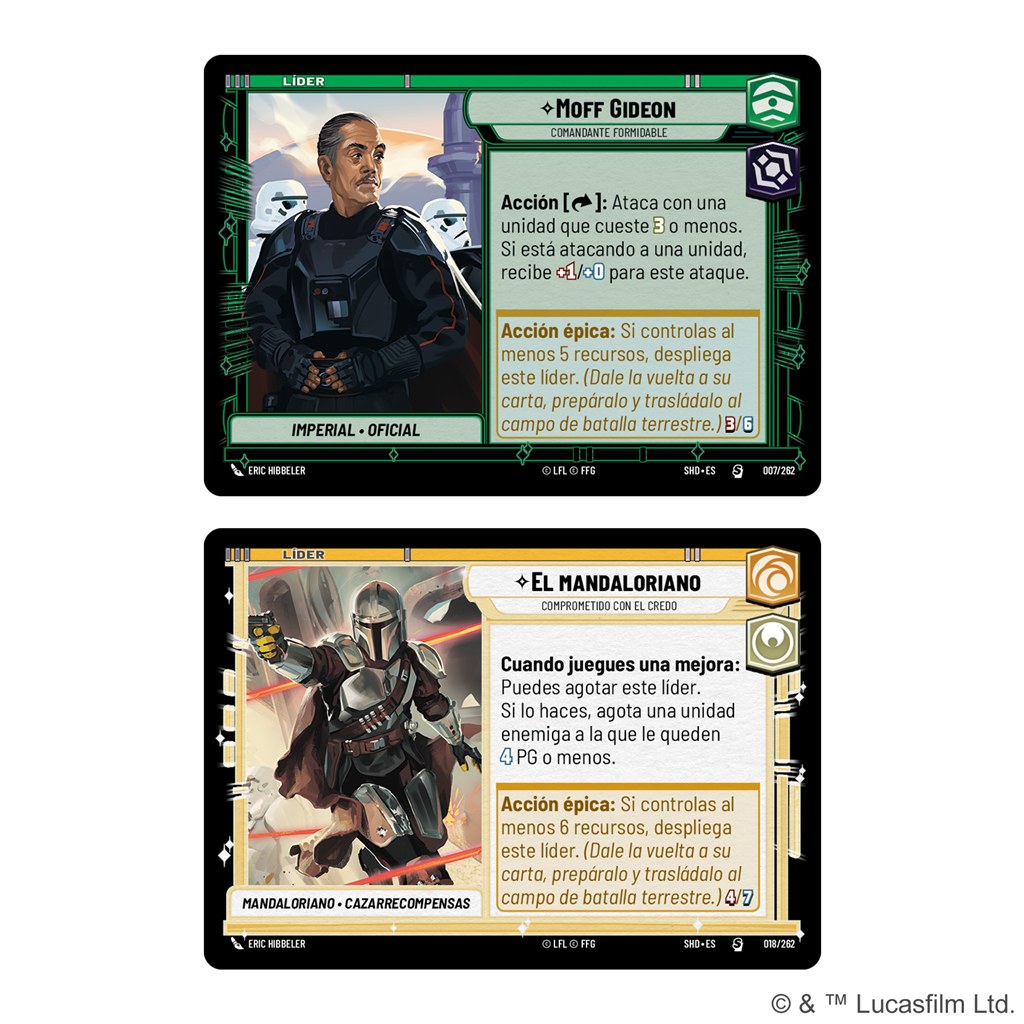 SWU: Sombras de la galaxia Caja inicio