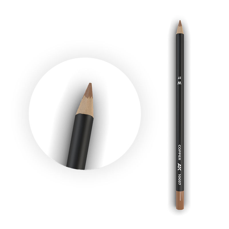 W37 Watercolor Pencil Copper