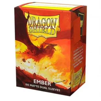Ember – Fundas Dual Matte – Standard Dragon Shield (Naranja Ámbar)