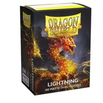 Lightning – Fundas Dual Matte – Standard Dragon Shield (Amarillo Rayo)