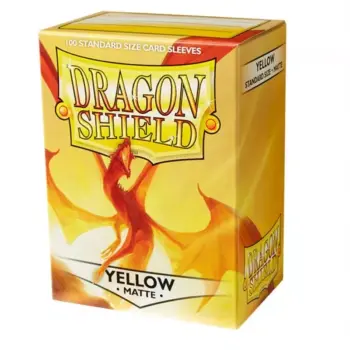 Yellow - Fundas Matte - Standard Dragon Shield (Amarillo)