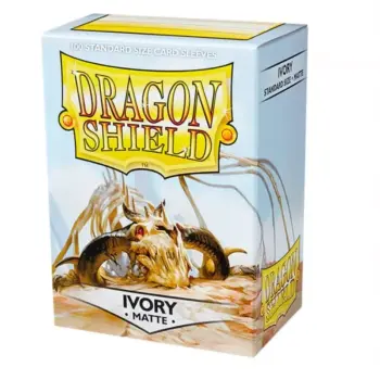 Ivory - Fundas Matte - Standard Dragon Shield (Blanco Marfil)