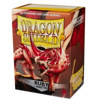 Ruby - Fundas Matte - Standard Dragon Shield (Rojo Rubí)