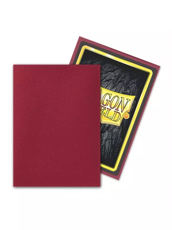 Blood Red - Fundas Matte - Standard Dragon Shield (Rojo Sangre) - Imagen 2