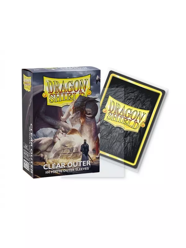 Fundas Standard Outer Sleeves Clear - Standar Size (100 fundas) Dragon Shield - Imagen 2