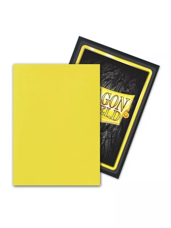 Lightning – Fundas Dual Matte – Standard Dragon Shield (Amarillo Rayo) - Imagen 2