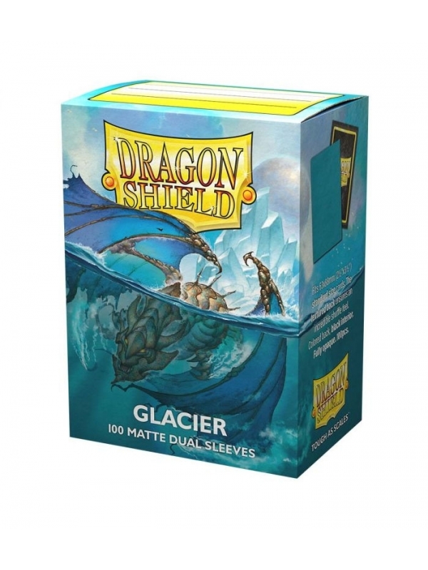 Glacier – Fundas Dual Matte – Standard Dragon Shield (Azul Glaciar)