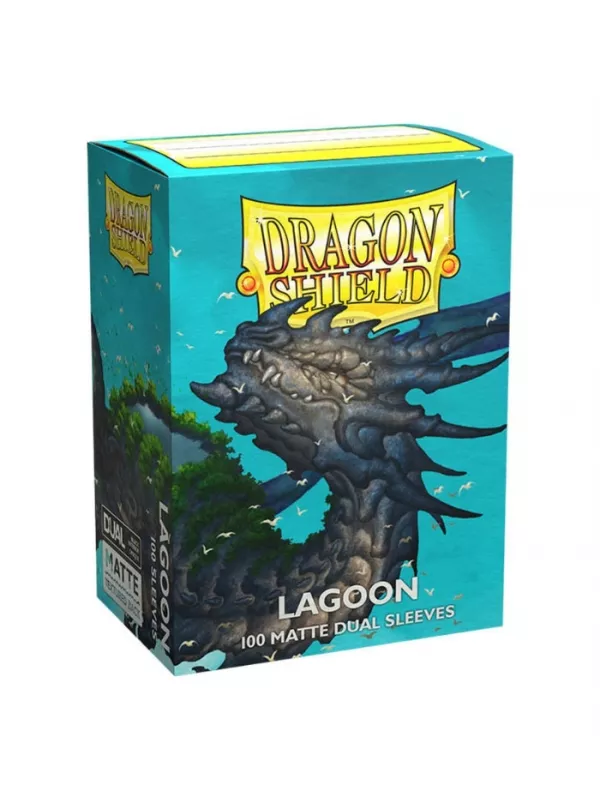 Lagoon – Fundas Dual Matte – Standard Dragon Shield (Azul Lago)