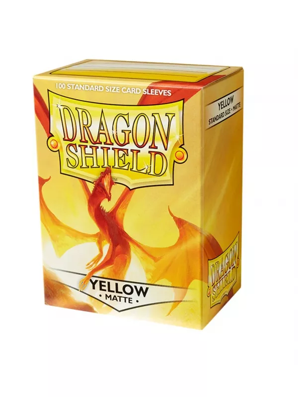 Yellow - Fundas Matte - Standard Dragon Shield (Amarillo)