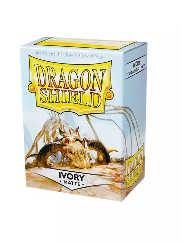 Ivory - Fundas Matte - Standard Dragon Shield (Blanco Marfil)