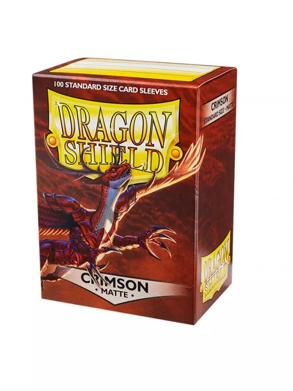 Crimson - Fundas Matte - Standard Dragon Shield (Rojo Carmesí)