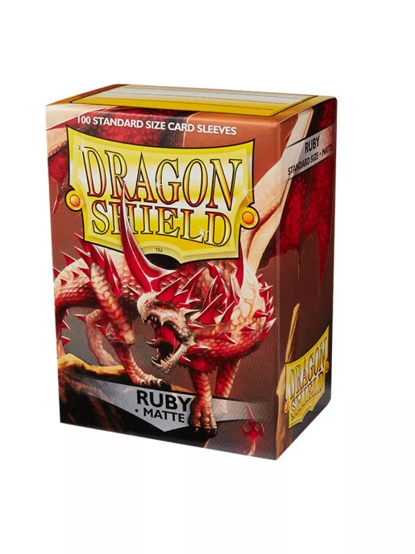 Ruby - Fundas Matte - Standard Dragon Shield (Rojo Rubí)