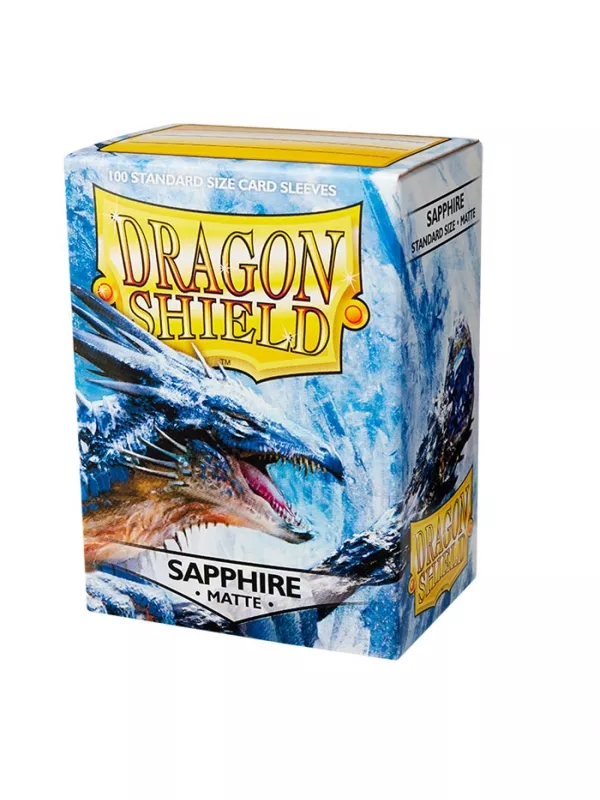 Sapphire - Fundas Matte - Standard Dragon Shield (Azul Zafiro)