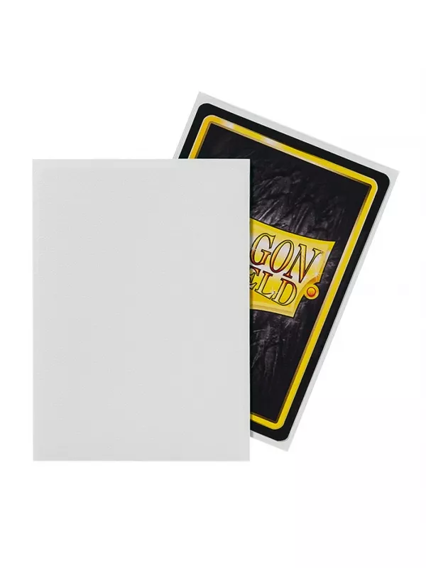 White - Fundas Matte - Standard Dragon Shield (Blanco) - Imagen 2