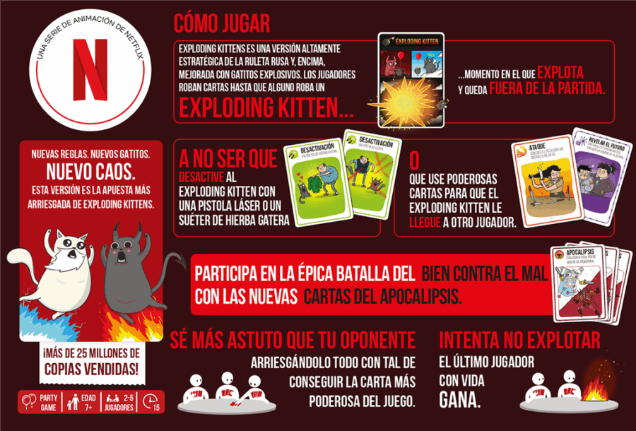Exploding Kittens El bien contra el mal - Imagen 4