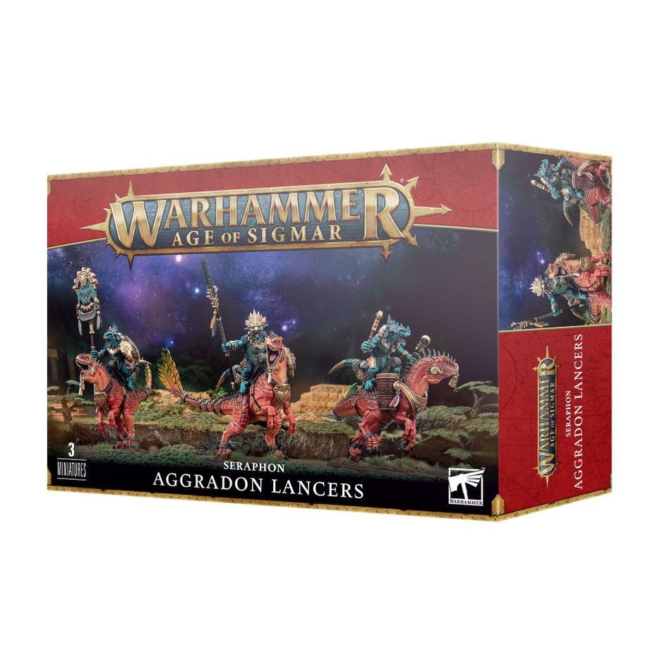 Seraphon: Lanceros en Agradón