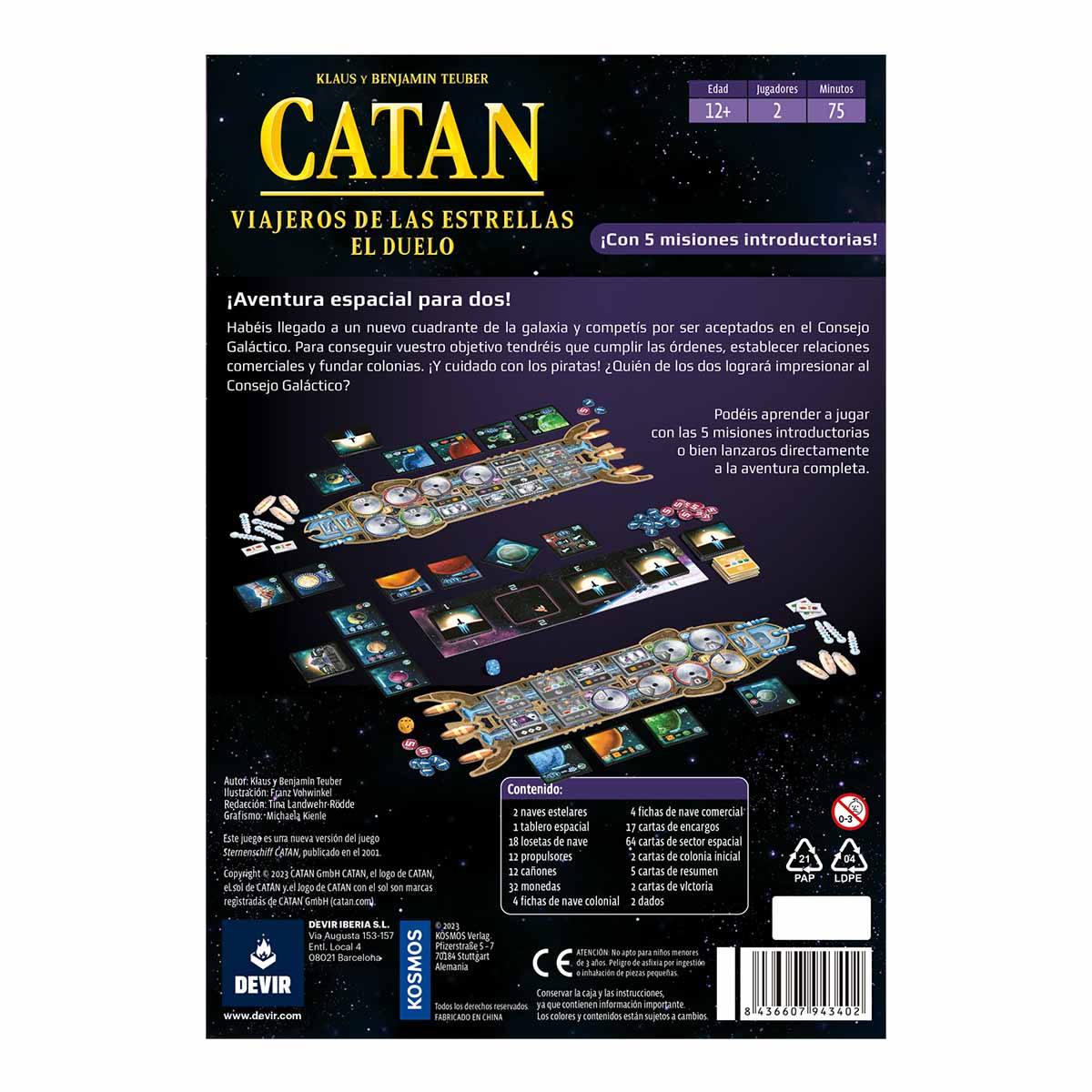 Catan Viajeros de las Estrellas Duelo - Imagen 4