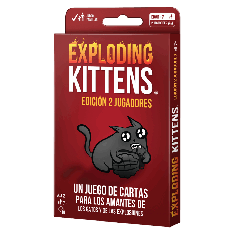 Exploding Kittens Edición 2 Jugadores
