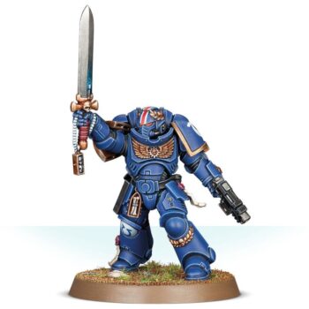 Space Marines: Lieutenant con Espada de Energía (with Power Sword)
