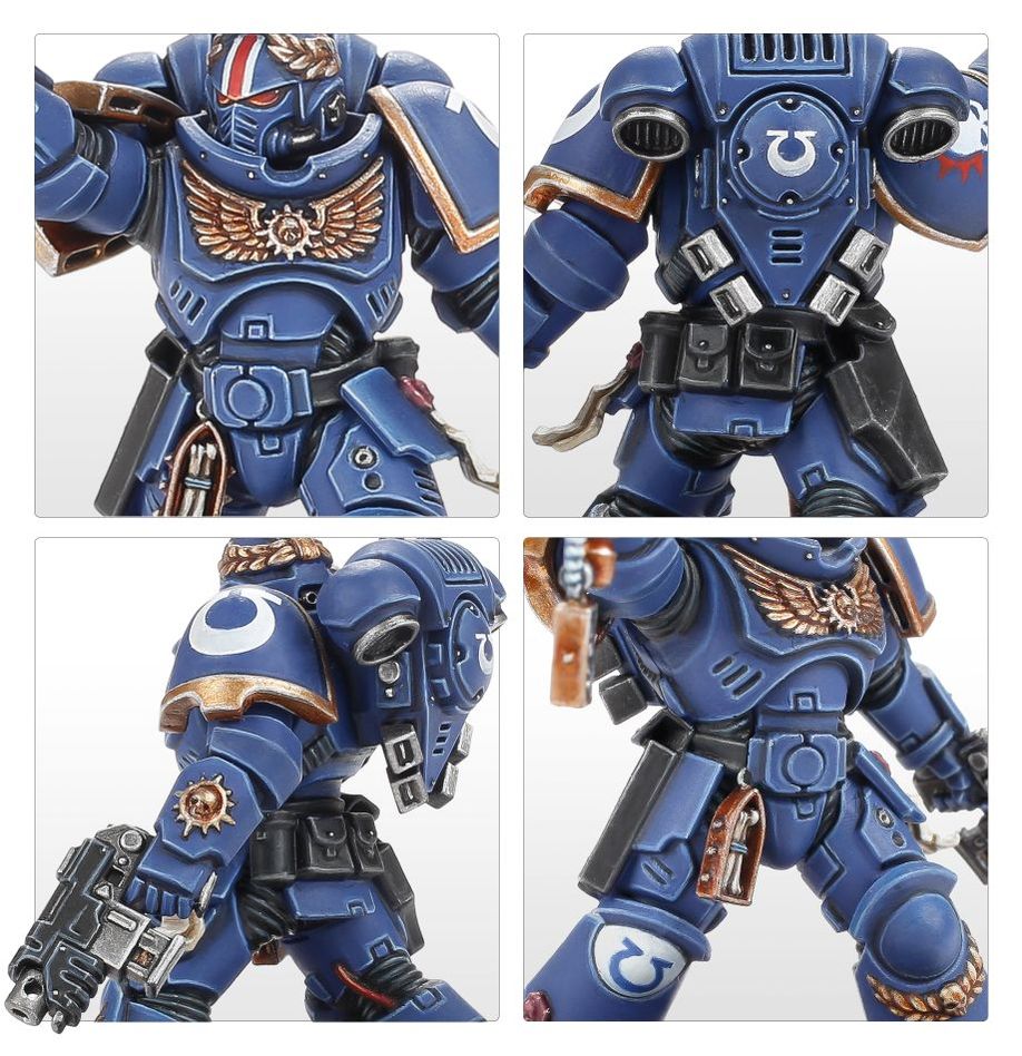 Space Marines: Lieutenant con Espada de Energía (with Power Sword) - Imagen 2